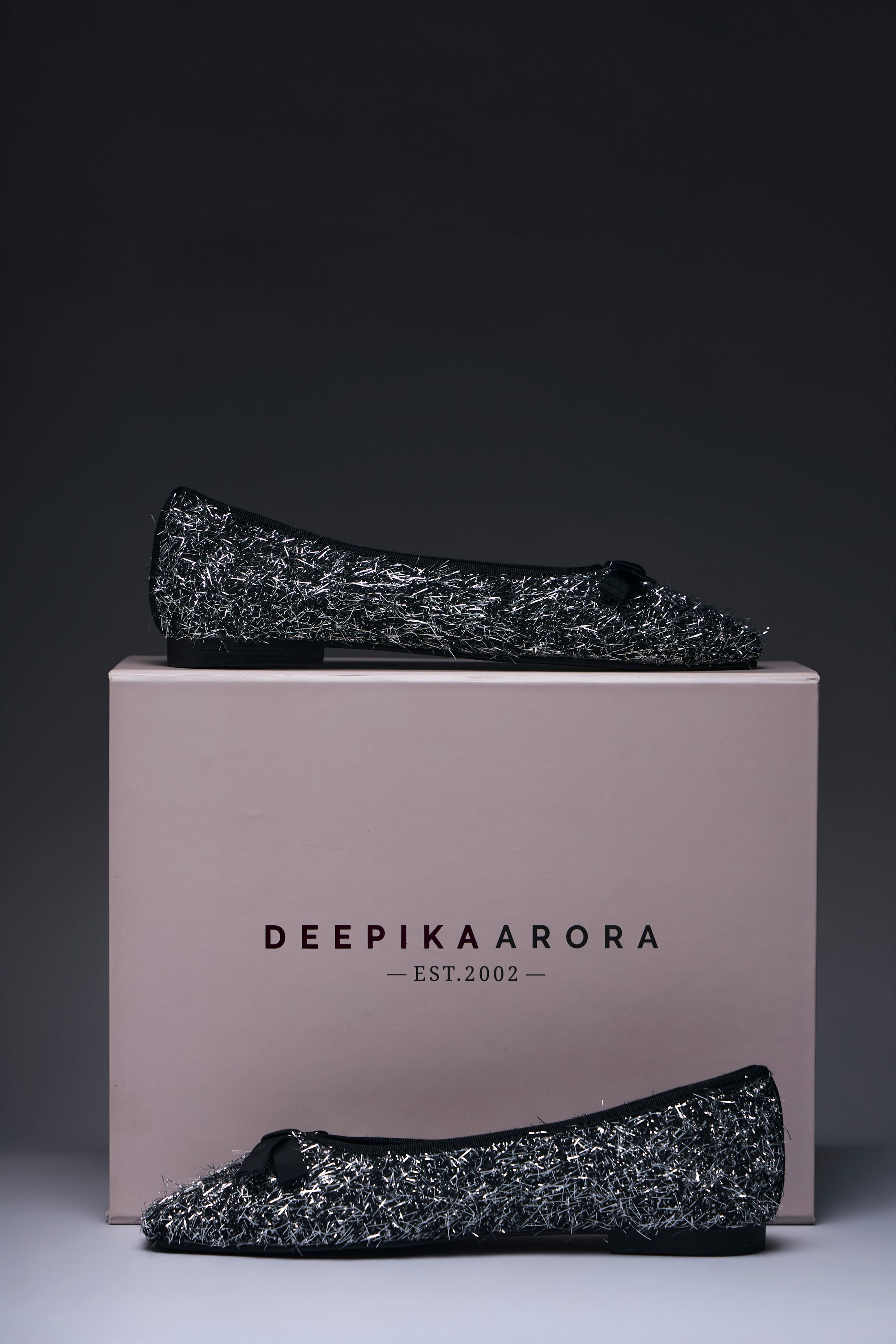 Luna Bow Leather Flats
