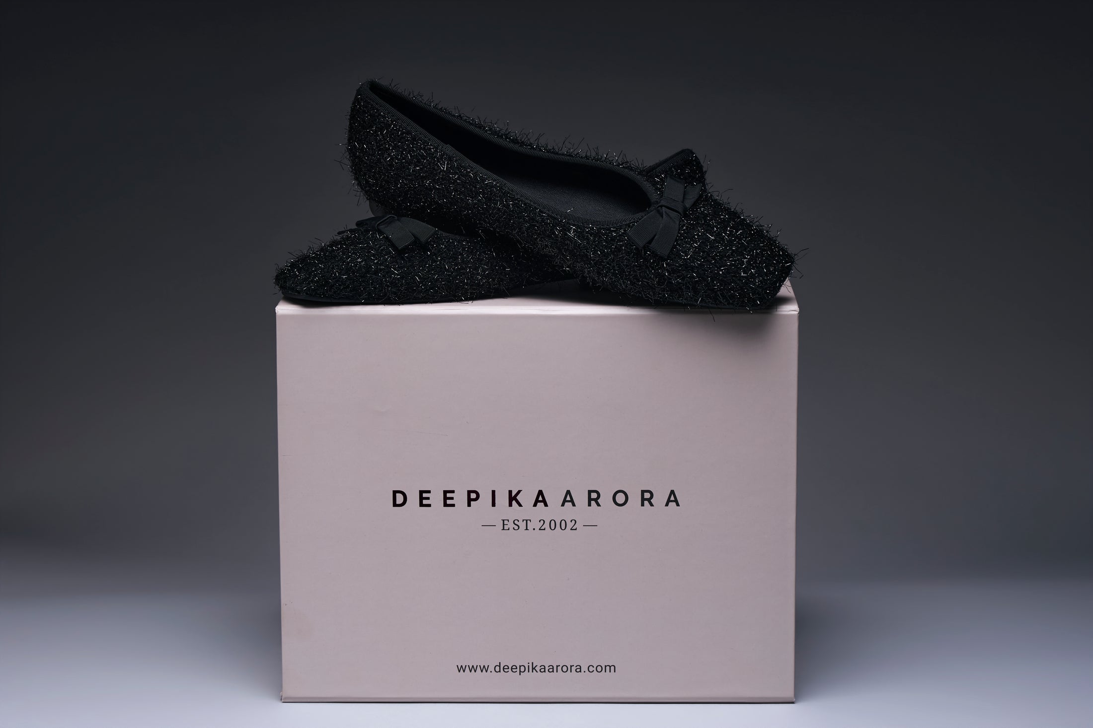 Celeste Bow Pointed Flats