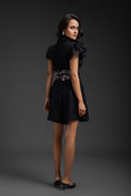 Load image into Gallery viewer, Black Playsuit With Belt
