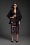 Load image into Gallery viewer, Black Blazer With Organza Skirt
