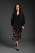 Load image into Gallery viewer, Black Blazer With Organza Skirt
