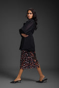 Load image into Gallery viewer, Black Blazer With Organza Skirt
