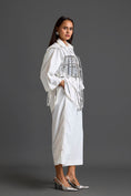 Load image into Gallery viewer, Silver Cage Panel Shirt and Wide-Leg Pants Set
