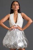 Load image into Gallery viewer, Silver 3D Bubble Skirt
