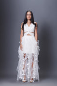 Load image into Gallery viewer, Sleeveless Net Ruffled Dress
