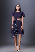 Load image into Gallery viewer, Solid Dress With Ruffles Sleeves And A Tie-up At Waist
