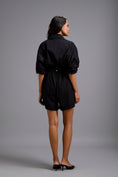 Load image into Gallery viewer, Playsuit with Crystal-Embellished Bow
