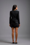 Load image into Gallery viewer, Shimmer Cutout Dress with Metallic Brooch
