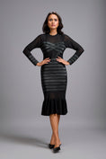 Load image into Gallery viewer, Sheer Embellished Bodice Dress
