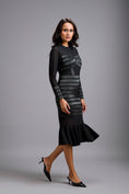 Load image into Gallery viewer, Sheer Embellished Bodice Dress
