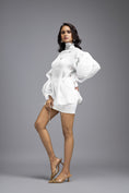 Load image into Gallery viewer, White High-Neck Top
