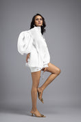 Load image into Gallery viewer, White High-Neck Top
