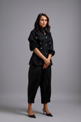 Load image into Gallery viewer, Tapered Cuffed Leather Pants
