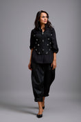 Load image into Gallery viewer, Tapered Cuffed Leather Pants
