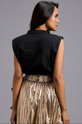 Load image into Gallery viewer, Sleeveless Black Shirt
