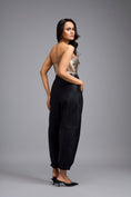 Load image into Gallery viewer, Black Metallic Quilted Pants
