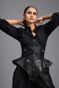 Load image into Gallery viewer, Structured Corset Shirt & Tapered Pants Co-ord
