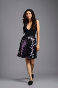 Load image into Gallery viewer, Rainbow Sequin Mini Skirt with Dangling Tassels
