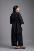 Load image into Gallery viewer, Oversized Black Sequin Shirt
