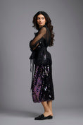 Load image into Gallery viewer, Rainbow Sequin Midi Skirt
