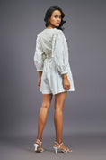 Load image into Gallery viewer, White Playsuit With Puffed Sleeves
