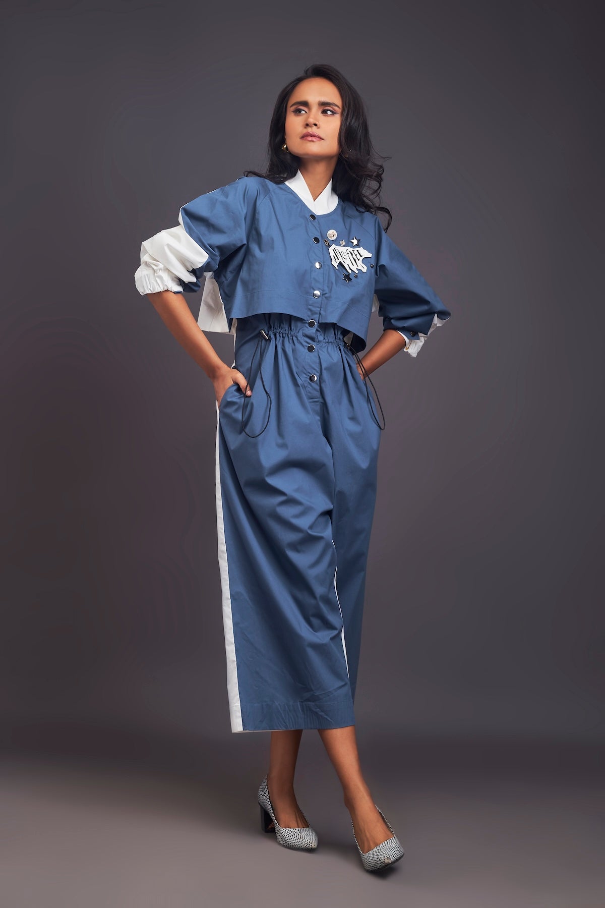 Utility Jumpsuit With Badges