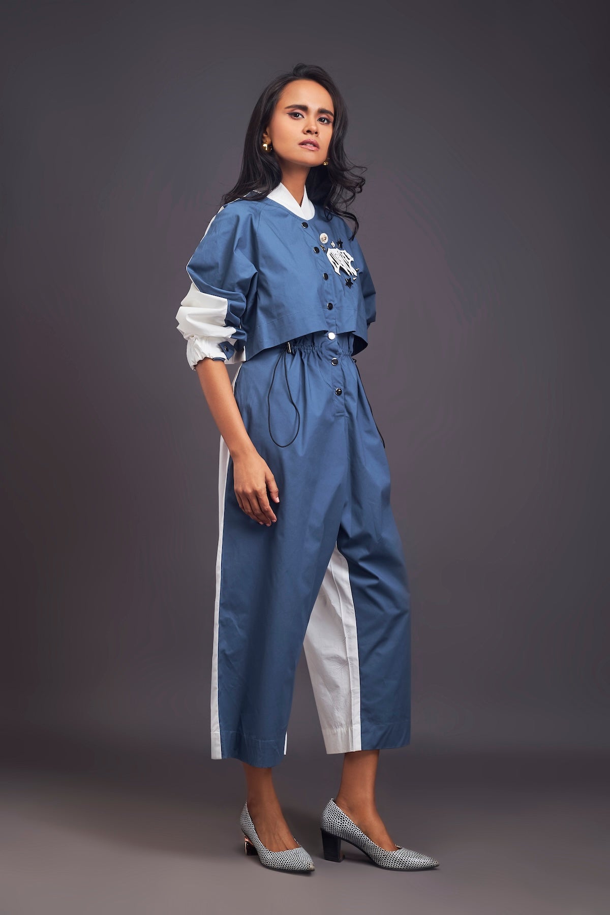 Utility Jumpsuit With Badges