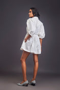 Load image into Gallery viewer, Lapel Collared Pleated Playsuit

