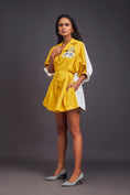 Load image into Gallery viewer, Lapel Collared Pleated Playsuit
