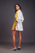 Load image into Gallery viewer, Lapel Collared Pleated Playsuit
