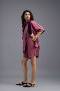 Load image into Gallery viewer, PINK GEOMETRIC PANELLED SHIRT TOP
