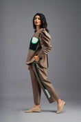 Load image into Gallery viewer, MUD TAILORED PANTS WITH NEON GEOMETRIC POCKET PANEL DETAIL
