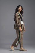 Load image into Gallery viewer, MUD COLOURBLOCK GEOMETRIC PANELLED PANTS
