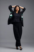 Load image into Gallery viewer, BLACK LINEN PANTS
