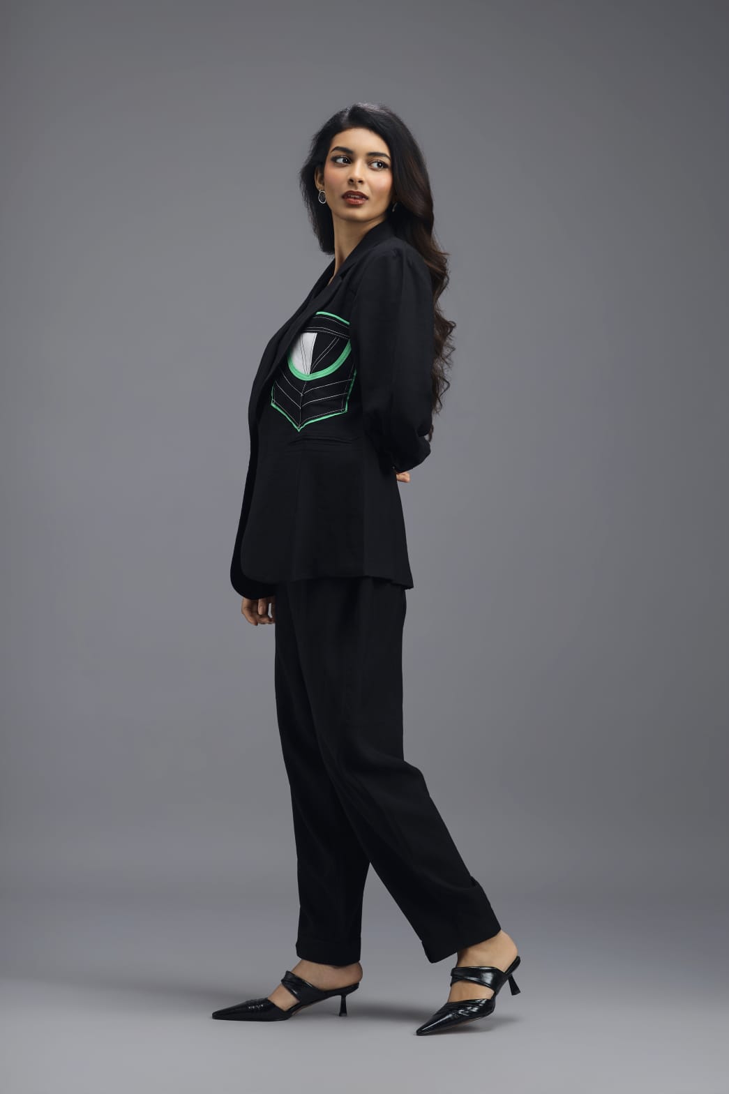 BLACK LINEN PANTS