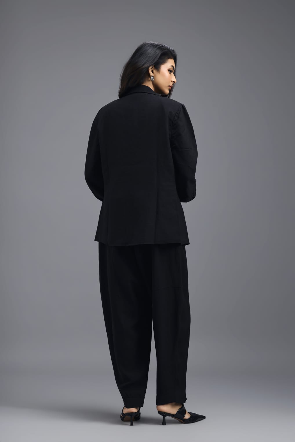 BLACK LINEN PANTS