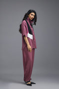 Load image into Gallery viewer, PINK TAILORED LINEN PANTS
