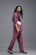 Load image into Gallery viewer, PINK TAILORED LINEN PANTS
