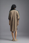 Load image into Gallery viewer, MUD OVERSIZED BOXY DRESS WITH NEON CONTRAST STRIPE
