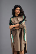 Load image into Gallery viewer, MUD OVERSIZED BOXY DRESS WITH NEON CONTRAST STRIPE
