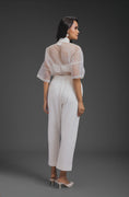 Load and play video in Gallery viewer, White Sheer Top Paired With Pant

