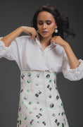 Load and play video in Gallery viewer, White Cotton Shirt With Corset Skirt
