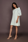 Load image into Gallery viewer, White Dress With Embroidered Cutwork
