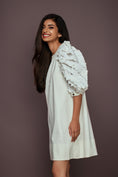 Load image into Gallery viewer, White Dress With Embroidered Cutwork
