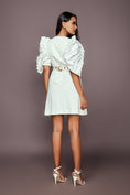 Load image into Gallery viewer, White Side Cutout Dress With Cutwork
