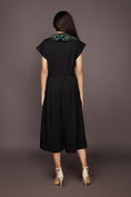 Load image into Gallery viewer, Black Jumpsuit With Detachable Collar
