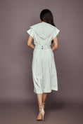 Load image into Gallery viewer, White Jumpsuit With Detachable Collar
