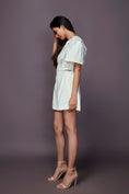 Load image into Gallery viewer, White Playsuit With Detachable Collar
