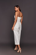 Load image into Gallery viewer, White Co-Ord Pants Comes With Sequin Belt
