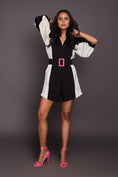 Load image into Gallery viewer, Black & White Panelled Playsuit
